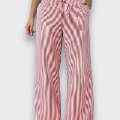 Karina – Pantalon à fines rayures