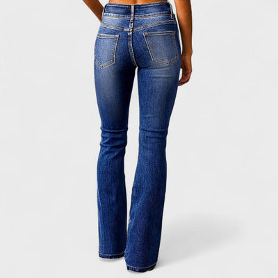 Marylène - Jean taille haute à jambes larges et tendance