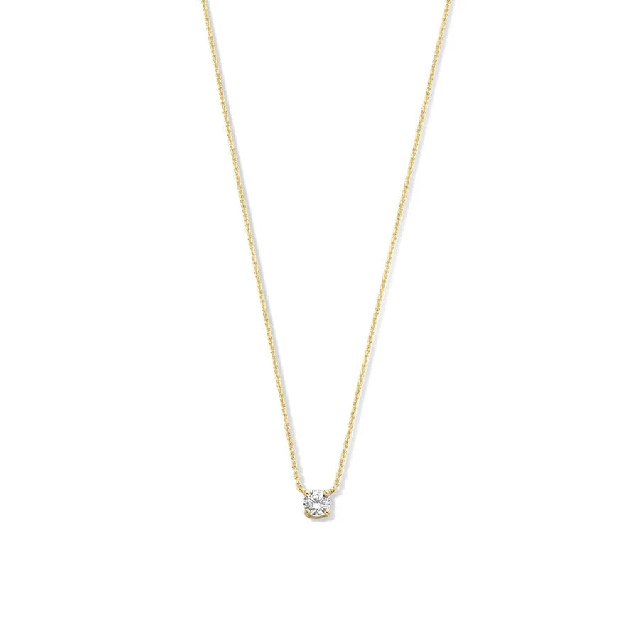 Ysavienna | Collier en or 14 carats et moissanite