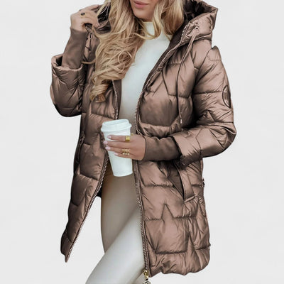 Nolwen - Manteau d'hiver élégant à capuche
