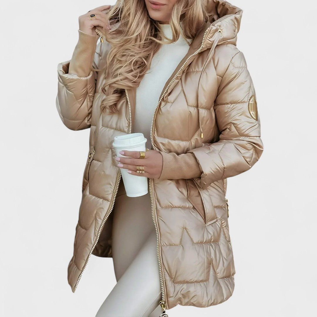 Nolwen - Manteau d'hiver élégant à capuche