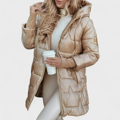Nolwen - Manteau d'hiver élégant à capuche