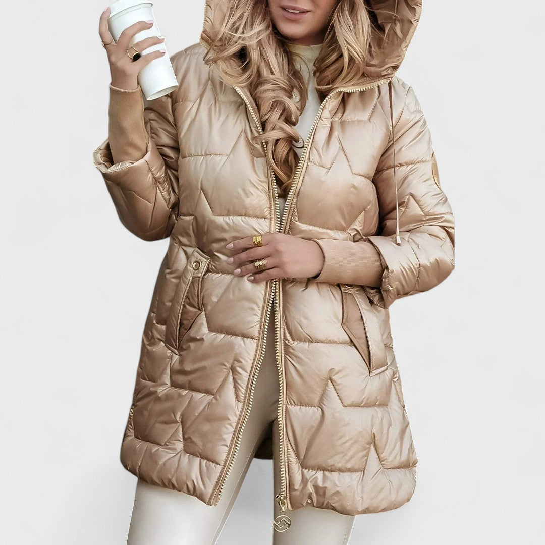 Nolwen - Manteau d'hiver élégant à capuche