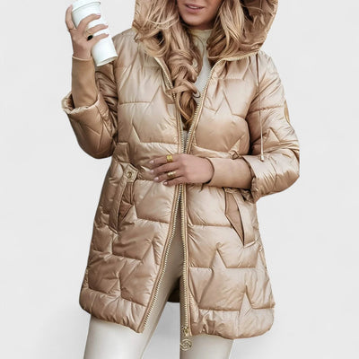 Nolwen - Manteau d'hiver élégant à capuche