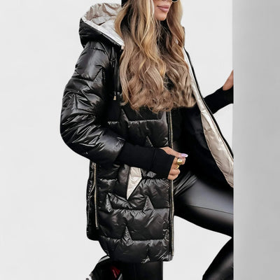 Nolwen - Manteau d'hiver élégant à capuche