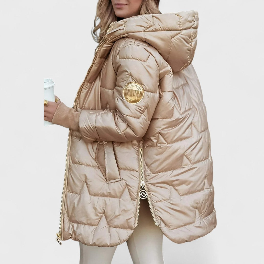Nolwen - Manteau d'hiver élégant à capuche