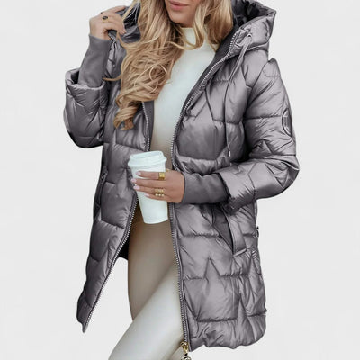 Nolwen - Manteau d'hiver élégant à capuche