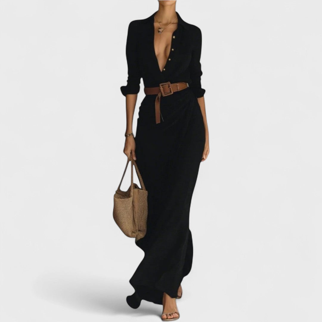 Nirelle - Robe portefeuille avec ceinture à la taille