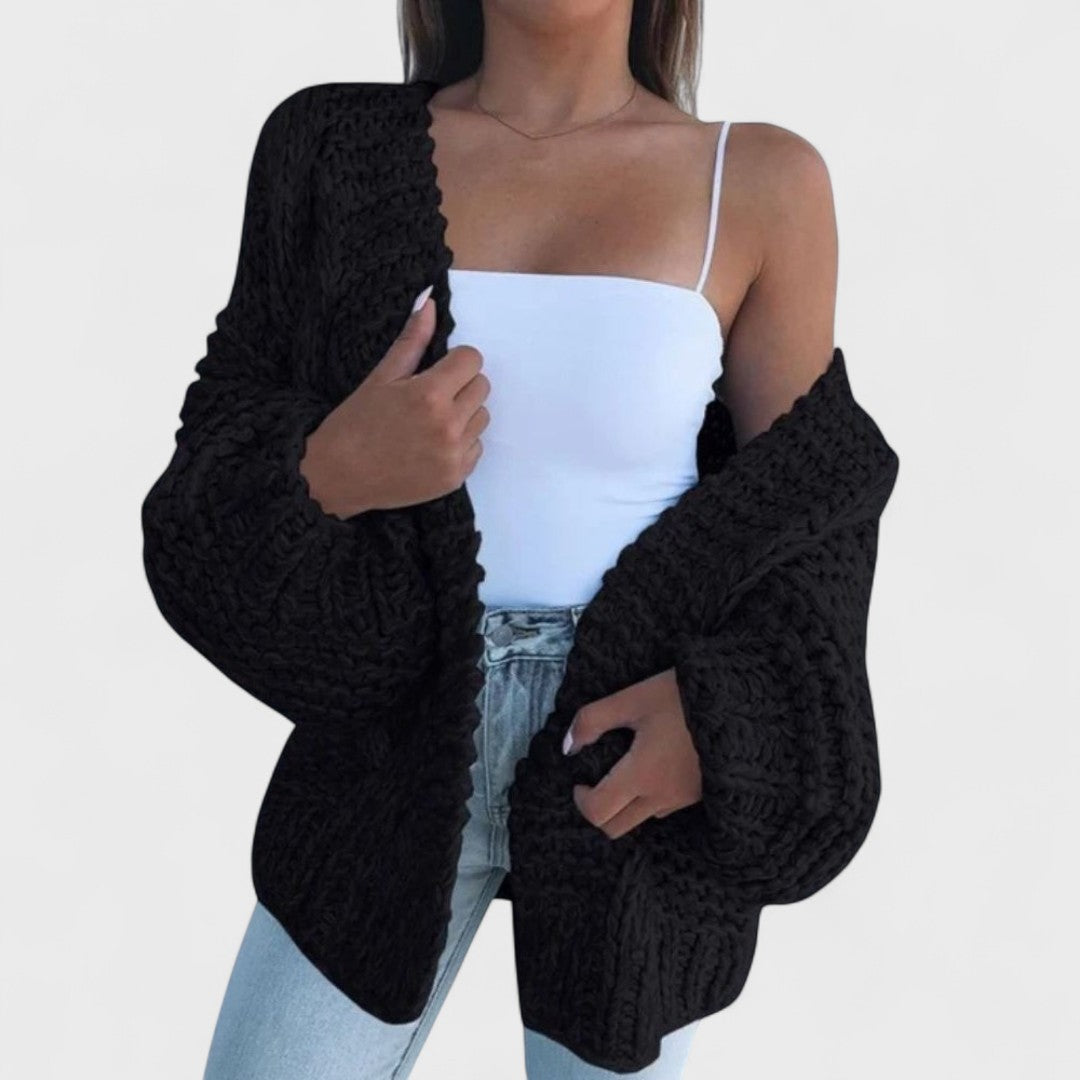 Eleanor - Cardigan décontracté en grosse maille