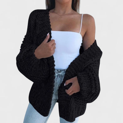 Eleanor - Cardigan décontracté en grosse maille