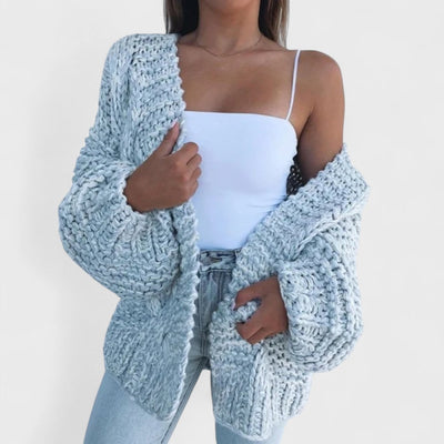 Eleanor - Cardigan décontracté en grosse maille