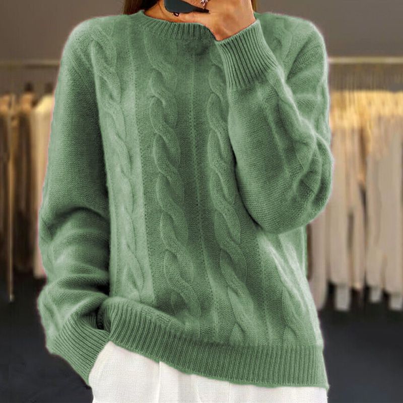Angelika - Pull en tricot chaud classique