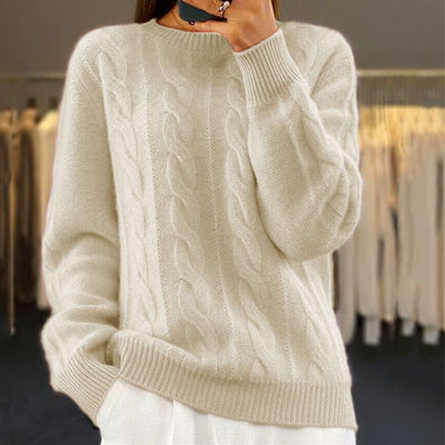 Angelika - Pull en tricot chaud classique