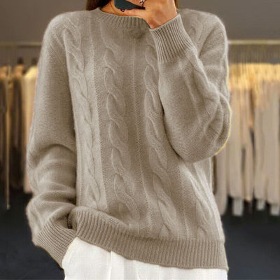 Angelika - Pull en tricot chaud classique