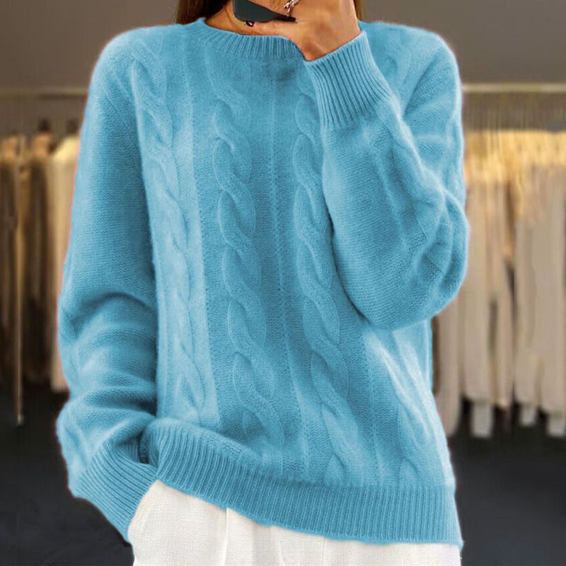 Angelika - Pull en tricot chaud classique