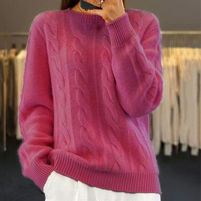 Angelika - Pull en tricot chaud classique