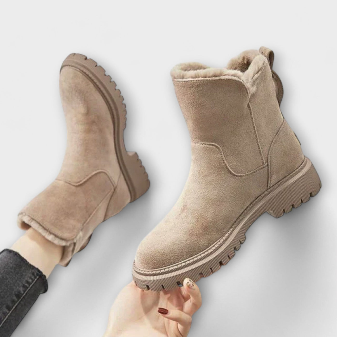 Alwa – Bottes d’hiver chaudes avec intérieur doux